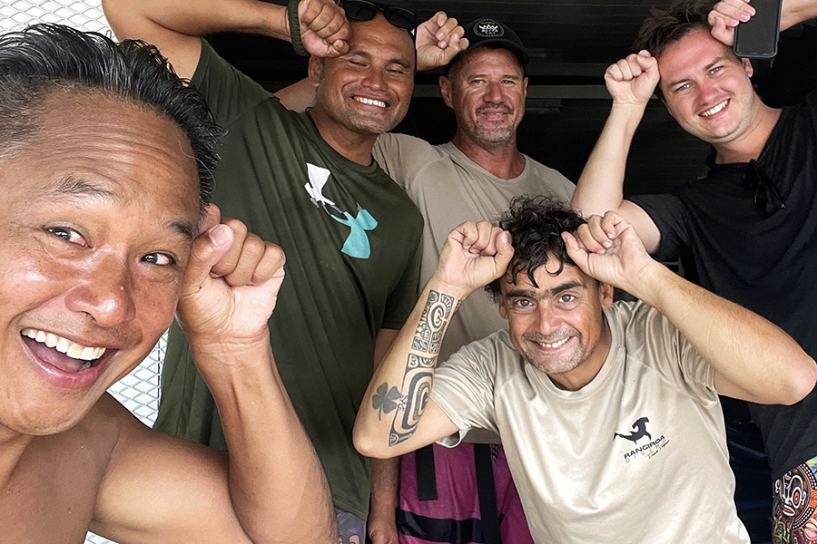 After the dive